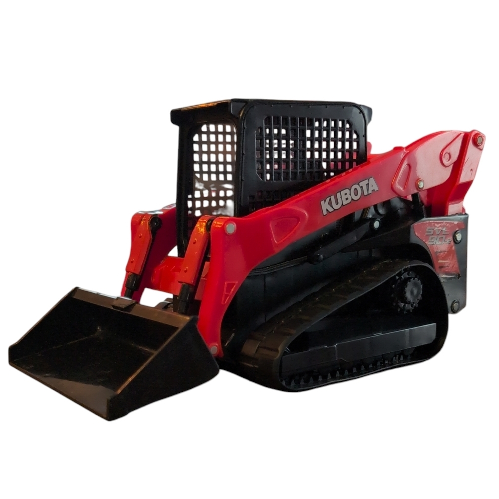 KUBOTA Red And Black Bob Cat Skid Steer Toy